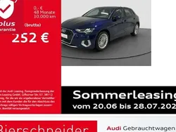 Blau Gebraucht 2024 Audi A3 Sportback Advanced Limousine | 27.989 € (Superpreis)