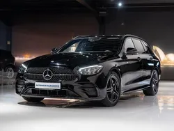 Schwarz Gebraucht 2021 Mercedes E400 AMG line Limousine | 43.480 € (Guter Preis)