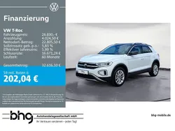 Pure white/schwarz Gebraucht 2025 VW T-Roc Style SUV | 26.830 € (Superpreis)