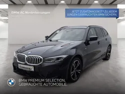 Schwarz Gebraucht 2024 BMW 330e M Sport Kombi | 47.906 € (Fairer Preis)