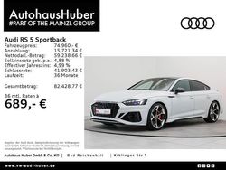 Gletscherweiß metallic Gebraucht 2024 Audi RS5 Sportback Ambiente Limousine | 73.920 € (Superpreis)
