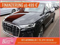 Schwarz (orcaschwarz metallic) Gebraucht 2021 Audi Q7 S-Line SUV | 51.990 € (Superpreis)