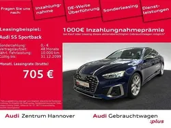 Blau (2d navarrablau metallic) Gebraucht 2022 Audi S5 Sportback Ambiente Kleinwagen | 46.351 € (Guter Preis)