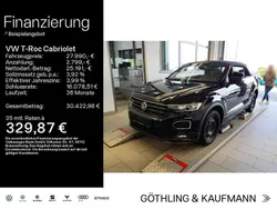 Schwarz Gebraucht 2021 VW T-Roc Cabriolet R-line Cabrio | 27.990 € (Fairer Preis)