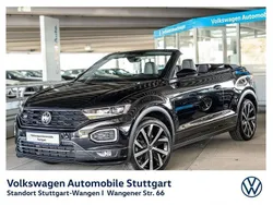 Deep black perleffekt/schwarz Gebraucht 2021 VW T-Roc Cabriolet R-line Cabrio | 27.630 € (Fairer Preis)