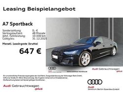 Schwarz Gebraucht 2024 Audi A7 Sportback S-Line Kleinwagen | 63.979 € (Fairer Preis)