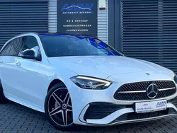 Weiß Gebraucht 2022 Mercedes C220 AMG line Kombi | 33.800 € (Teuer)