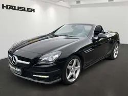 Obsidianschwarz Gebraucht 2015 Mercedes SLK200 AMG line Cabrio | 22.970 € (Fairer Preis)