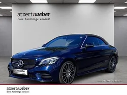 Cavansitblau metallic Gebraucht 2020 Mercedes C180 AMG line Cabrio | 29.990 € (Superpreis)