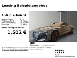 Kemoragrau metallic Gebraucht 2025 Audi RS e-tron GT Performance Limousine | 153.481 €