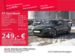 Distriktgrün metallic Gebraucht 2022 Audi A5 S-Line Limousine | 39.894 € (Etwas zu teuer)