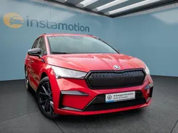Rot Gebraucht 2024 Skoda Enyaq iV SportLine SUV | 33.749 € (Fairer Preis)