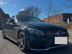 Schwarz Gebraucht 2018 Mercedes C220 AMG line Cabrio | 33.900 € (Fairer Preis)