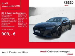Schwarz Gebraucht 2025 Audi RS6 Performance Kombi | 159.870 € (Guter Preis)
