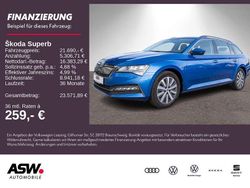 Raceblau metallic Gebraucht 2022 Skoda Superb Ambition Kombi | 21.690 € (Fairer Preis)