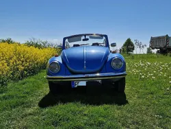 Blau Gebraucht 1971 VW Käfer Cabrio | 18.500 €