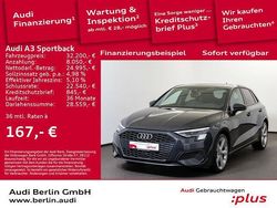 Grau Gebraucht 2023 Audi A3 Sportback e-tron Ambiente Kleinwagen | 32.200 € (Etwas zu teuer)