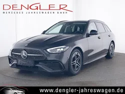Grau Gebraucht 2024 Mercedes C220 AMG line Limousine | 40.690 € (Fairer Preis)