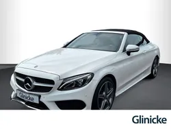 Weiß Gebraucht 2017 Mercedes C200 AMG Cabrio | 27.470 € (Fairer Preis)