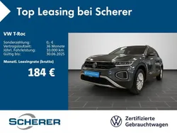 Indiumgrau metallic (metallic) Gebraucht 2024 VW T-Roc Life SUV | 22.400 € (Guter Preis)