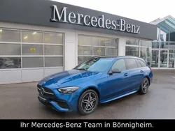 Blau Gebraucht 2022 Mercedes C300e AMG Limousine | 46.900 € (Teuer)