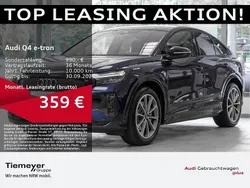 Blau Gebraucht 2024 Audi Q4 Sportback e-tron Advanced SUV | 44.840 €