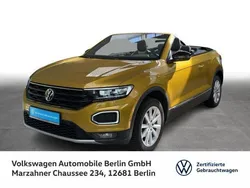 Gelb Gebraucht 2021 VW T-Roc Cabriolet Style Cabrio | 24.930 € (Fairer Preis)