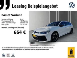 Pure white grenadillschwarz me Gebraucht 2025 VW Passat R-line Kombi | 52.390 €