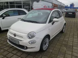 Gelato weiß Gebraucht 2018 Fiat 500C Lounge Cabrio | 7.990 € (Guter Preis)