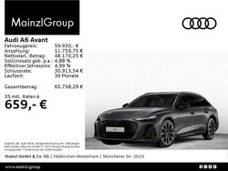 Grau Gebraucht 2025 Audi A6 S-Line Kombi | 59.930 € (Superpreis)