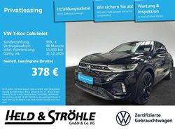 Deep black perleffekt Gebraucht 2024 VW T-Roc Cabriolet R-line Cabrio | 34.360 € (Fairer Preis)