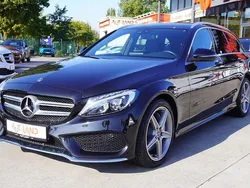 Schwarz Gebraucht 2018 Mercedes C250 AMG line Kombi | 27.950 € (Etwas zu teuer)