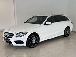 Weiß Gebraucht 2015 Mercedes C220 AMG line Kombi | 20.990 € (Teuer)
