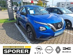 Blau (magnetic blue metallic) Gebraucht 2024 Nissan Juke Acenta SUV | 19.750 € (Guter Preis)