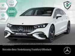 Manufaktur opalithweiß bright Gebraucht 2025 Mercedes EQE AMG 53 AMG Limousine | 89.990 € (Superpreis)