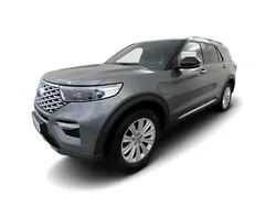Grau Gebraucht 2022 Ford Explorer Platinum SUV | 58.649 € (Fairer Preis)