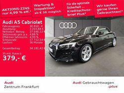 Brillantschwarz Gebraucht 2021 Audi A5 Cabriolet Basis Cabrio | 30.850 € (Guter Preis)