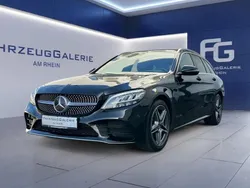 Schwarz Gebraucht 2020 Mercedes C220 AMG line Kombi | 29.900 € (Fairer Preis)