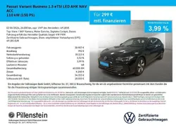 Schwarz Gebraucht 2024 VW Passat Business Kombi | 30.907 € (Fairer Preis)