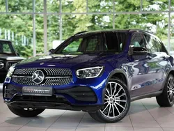 Blau Gebraucht 2019 Mercedes GLC220 AMG line SUV | 39.900 € (Etwas zu teuer)