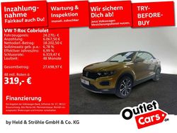 Kurkumagelb metallic Gebraucht 2021 VW T-Roc Cabriolet Style Cabrio | 24.270 € (Guter Preis)