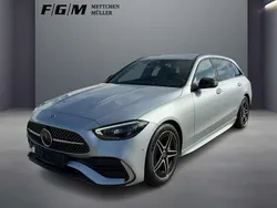 Hightechsilber Gebraucht 2024 Mercedes C220 AMG line Kombi | 48.970 €