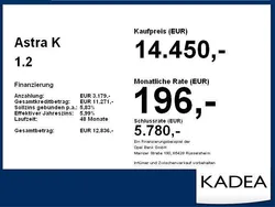 Blau Gebraucht 2021 Opel Astra Kombi | 14.450 € (Guter Preis)