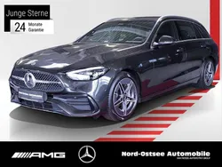 Metalliclack graphitgrau Gebraucht 2024 Mercedes C220 AMG Kombi | 41.490 € (Fairer Preis)