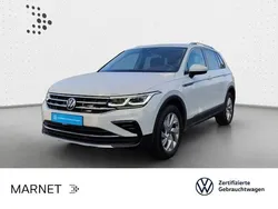 Pure white Gebraucht 2021 VW Tiguan Elegance SUV | 29.430 € (Guter Preis)