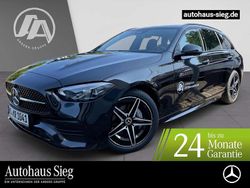 Obsidianschwarz Gebraucht 2025 Mercedes C220 AMG Kombi | 49.984 €