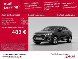 Schwarz Gebraucht 2024 Audi Q3 Sportback S-Line SUV | 40.900 € (Fairer Preis)