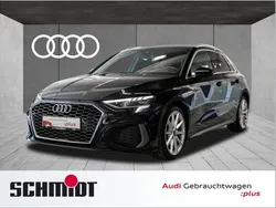 Mythosschwarz metallic Gebraucht 2023 Audi A3 Sportback S-Line Limousine | 31.840 € (Fairer Preis)