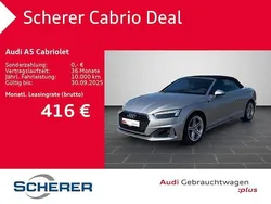 Florettsilber metallic verdeck schwarz (metallic) Gebraucht 2024 Audi A5 Advanced Plus Coupé | 42.790 € (Guter Preis)