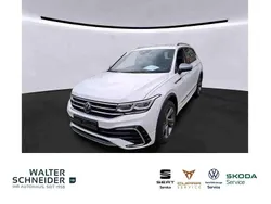 Pure white Gebraucht 2022 VW Tiguan Allspace R-line SUV | 37.950 € (Fairer Preis)